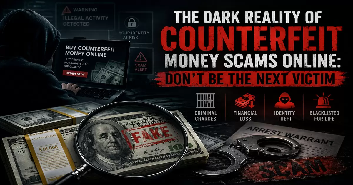 The Dark Reality of Counterfeit Money Scams Online: Don't Be the Next Victim
