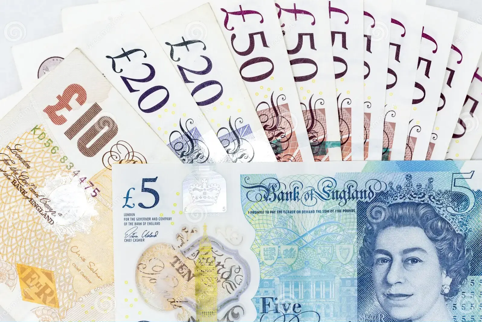 Fake UK Pound Notes